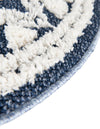 Sahara Chic Collection Area Rug -  Tangier Round Blue  lifestyle 105