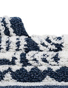 Sahara Chic Collection Area Rug -  Tangier Round Blue  lifestyle 161