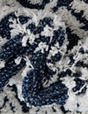 Sahara Chic Collection Area Rug -  Tangier Rectangle Blue  lifestyle 27