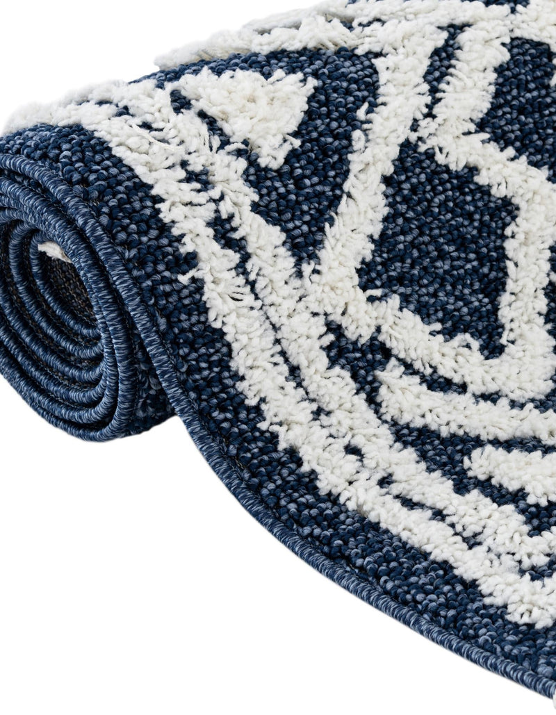 Sahara Chic Collection Area Rug -  Tangier Rectangle Blue  lifestyle 43