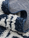 Sahara Chic Collection Area Rug -  Tangier Rectangle Blue  lifestyle 47