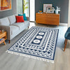 Sahara Chic Collection Area Rug -  Tangier Rectangle Blue  lifestyle 55