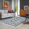 Sahara Chic Collection Area Rug -  Tangier Rectangle Blue  lifestyle 59