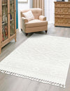 Sahara Chic Collection Area Rug -  Fez Rectangle Ivory  lifestyle 10