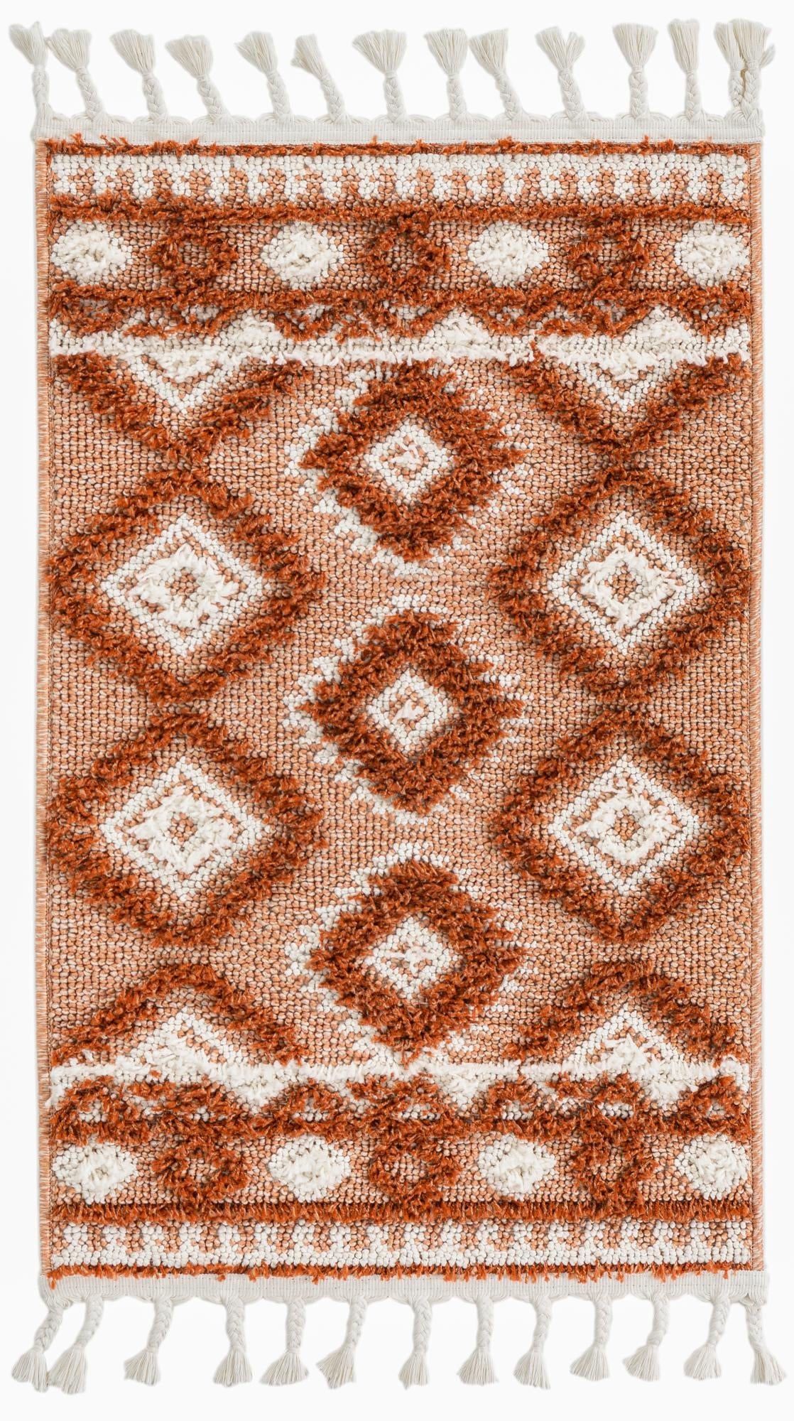 Sahara Chic Collection Area Rug -  Fez Rectangle Rust Red  lifestyle 2
