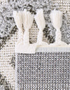 Sahara Chic Collection Area Rug -  Fez Rectangle Gray  lifestyle 38