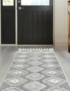 Sahara Chic Collection Area Rug -  Fez Runner Gray  lifestyle 110