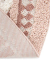 Sahara Chic Collection Area Rug -  Fez Round Pink  lifestyle 157