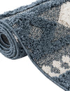 Sahara Chic Collection Area Rug -  Fez Rectangle Blue  lifestyle 51