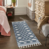 Sahara Chic Collection Area Rug -  Fez Runner Blue  lifestyle 212