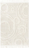 Sahara Chic Collection Area Rug -  Nubia Rectangle Ivory  lifestyle 5