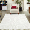 Sahara Chic Collection Area Rug -  Nubia Rectangle Ivory  lifestyle 38