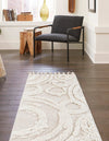 Sahara Chic Collection Area Rug -  Nubia Runner Ivory  lifestyle 70