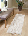 Sahara Chic Collection Area Rug -  Nubia Runner Ivory  lifestyle 74
