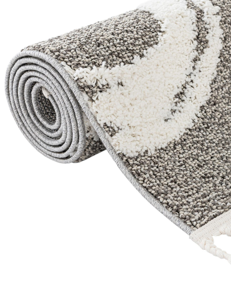 Sahara Chic Collection Area Rug -  Nubia Rectangle Gray  lifestyle 21