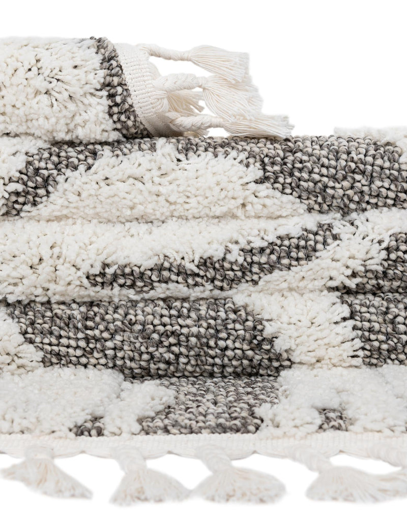 Sahara Chic Collection Area Rug -  Nubia Rectangle Gray  lifestyle 25