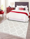 Sahara Chic Collection Area Rug -  Tuareg Square Ivory  lifestyle 61