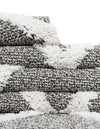 Sahara Chic Collection Area Rug -  Tuareg Round Gray  lifestyle 105