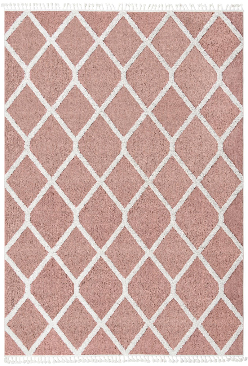 Sahara Chic Collection Area Rug -  Tuareg Rectangle Pink Main