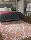 Sahara Chic Collection Area Rug -  Tuareg Square Pink  lifestyle 65