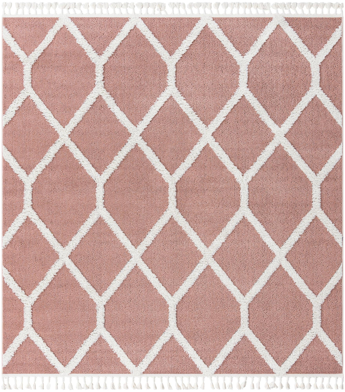 Sahara Chic Collection Area Rug -  Tuareg Square Pink  lifestyle 107