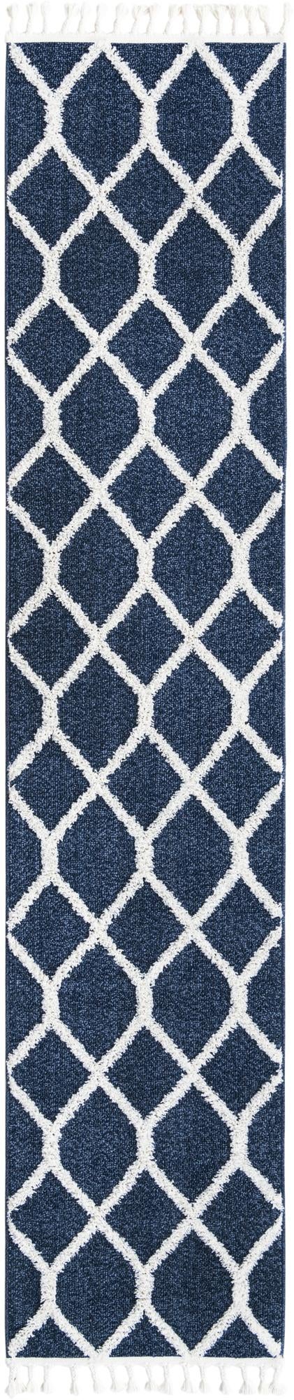 Sahara Chic Collection Area Rug -  Tuareg Runner Blue  lifestyle 108