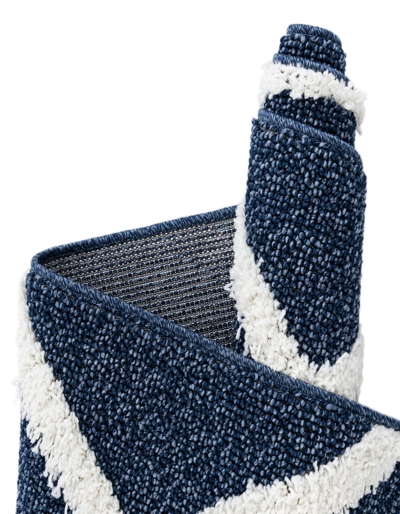 Sahara Chic Collection Area Rug -  Tuareg Rectangle Blue  lifestyle 30