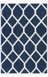 Sahara Chic Collection Area Rug -  Tuareg Rectangle Blue  lifestyle 3