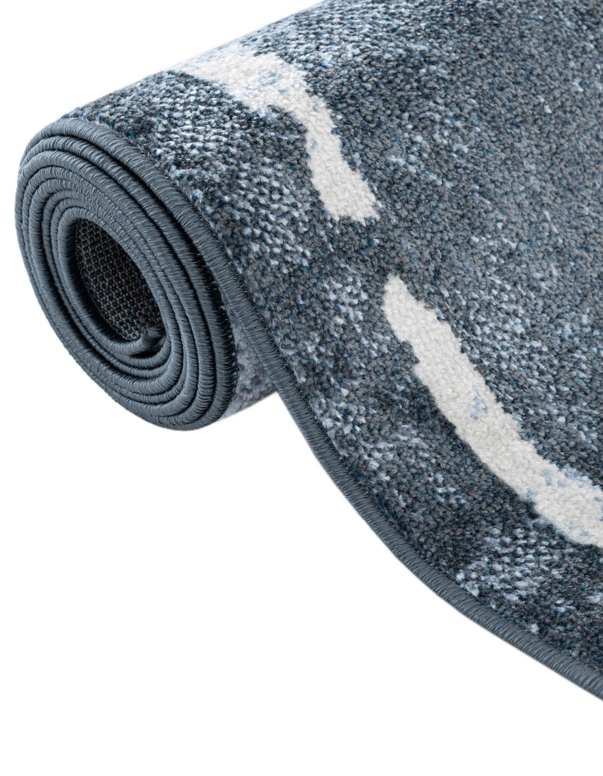 Aegean Elegance Washables Collection Area Rug - Santorini Rectangle Navy Blue  lifestyle 21
