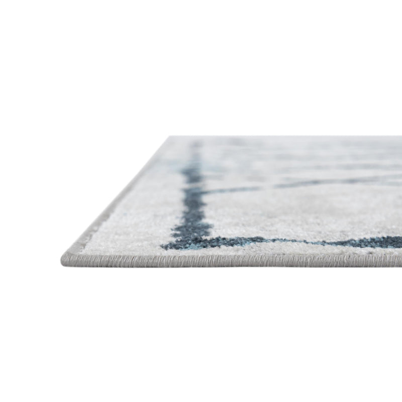 Aegean Elegance Washables Collection Area Rug - Santorini Rectangle Ivory Gray  lifestyle 12