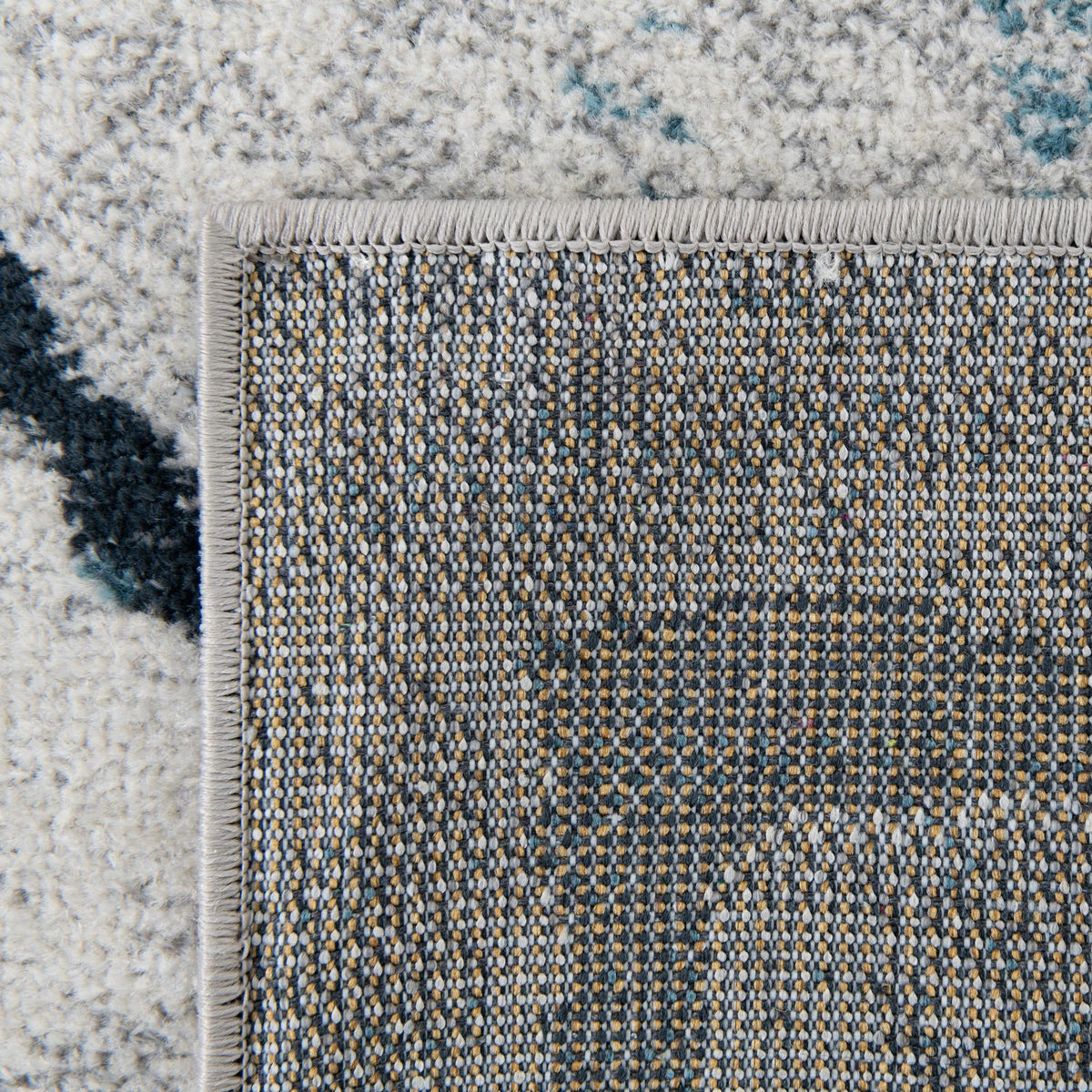 Aegean Elegance Washables Collection Area Rug - Santorini Rectangle Ivory Gray  lifestyle 16