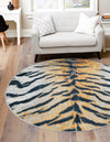 Aegean Elegance Washables Collection Area Rug -  Milos Round Light Brown  lifestyle 20