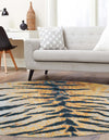 Aegean Elegance Washables Collection Area Rug -  Milos Round Light Brown  lifestyle 23