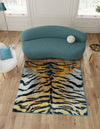Aegean Elegance Washables Collection Area Rug -  Milos Square Light Brown  lifestyle 21
