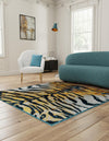 Aegean Elegance Washables Collection Area Rug -  Milos Square Light Brown  lifestyle 24
