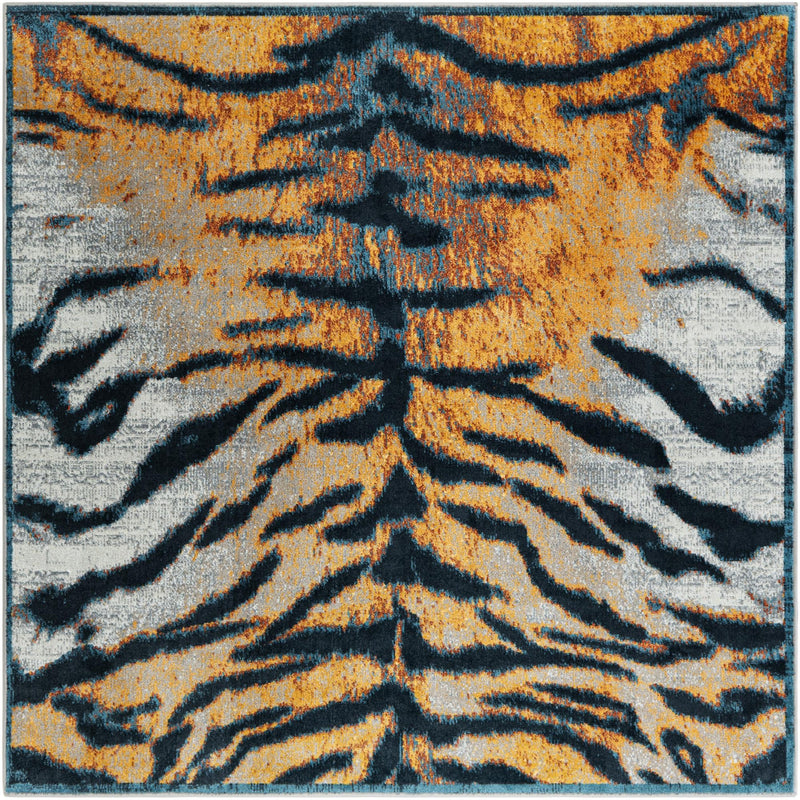 Aegean Elegance Washables Collection Area Rug -  Milos Square Light Brown  lifestyle 18