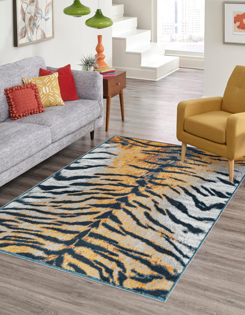Aegean Elegance Washables Collection Area Rug -  Milos Rectangle Light Brown  lifestyle 2