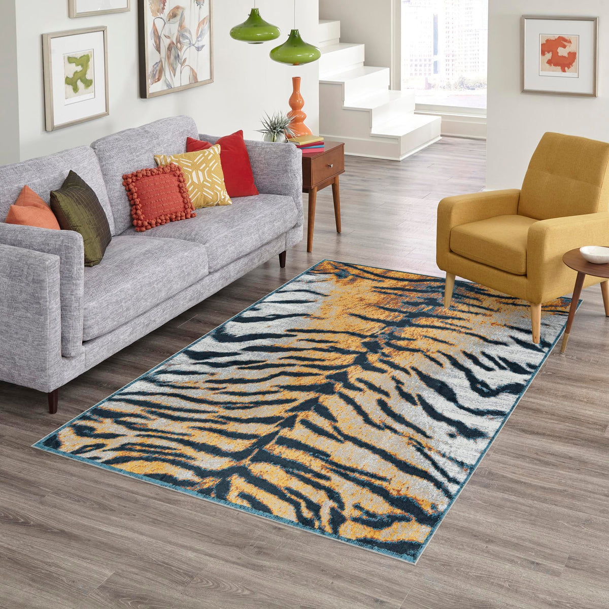 Aegean Elegance Washables Collection Area Rug -  Milos Rectangle Light Brown  lifestyle 14