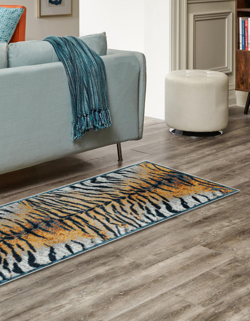 Aegean Elegance Washables Collection Area Rug -  Milos Runner Light Brown  lifestyle 22