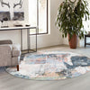 Aegean Elegance Washables Collection Area Rug -  Hydra Round Multi  lifestyle 76