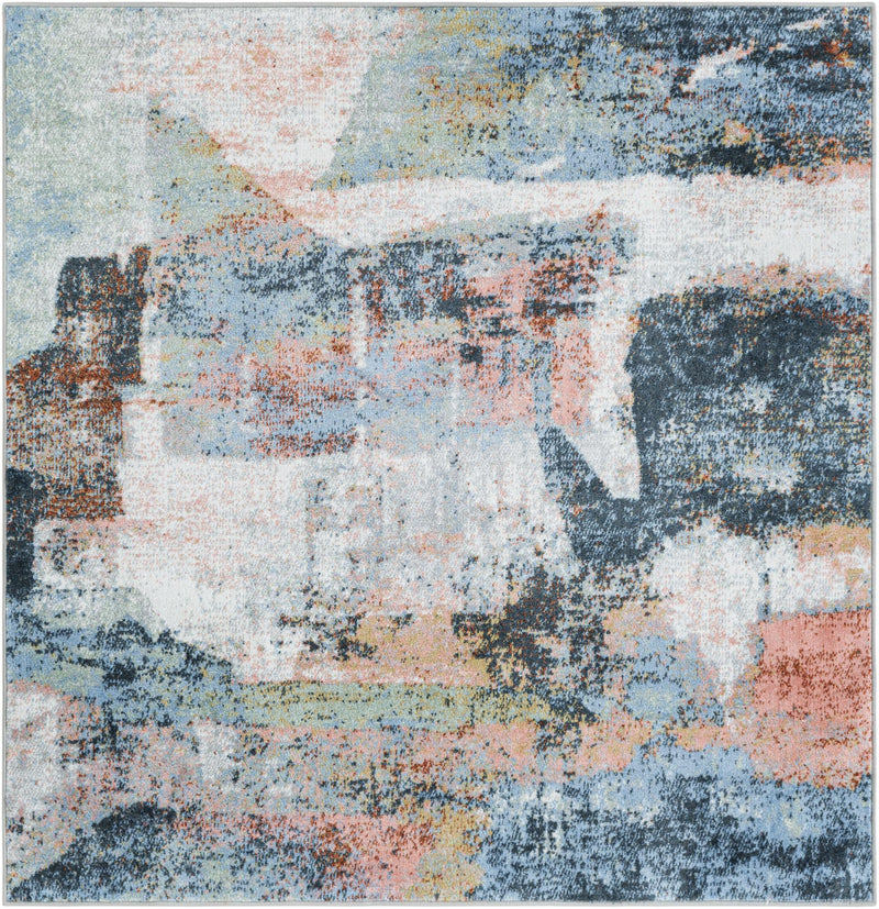 Aegean Elegance Washables Collection Area Rug -  Hydra Square Multi  lifestyle 33