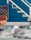Aegean Elegance Washables Collection Area Rug -  Hydra Rectangle Multi  lifestyle 5