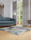 Aegean Elegance Washables Collection Area Rug -  Hydra Square Multi  lifestyle 39