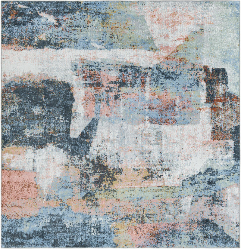 Aegean Elegance Washables Collection Area Rug -  Hydra Square Multi  lifestyle 49