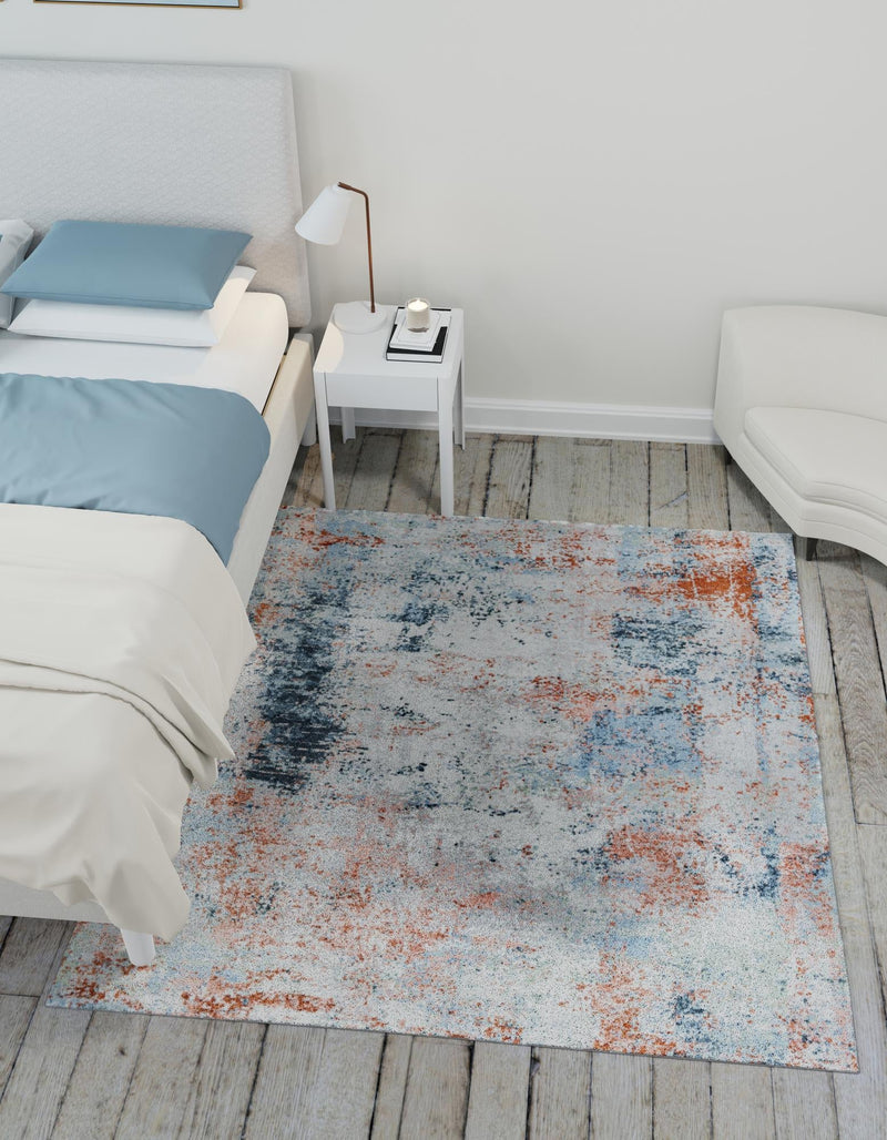 Aegean Elegance Washables Collection Area Rug -  Ithaca Square Multi  lifestyle 21