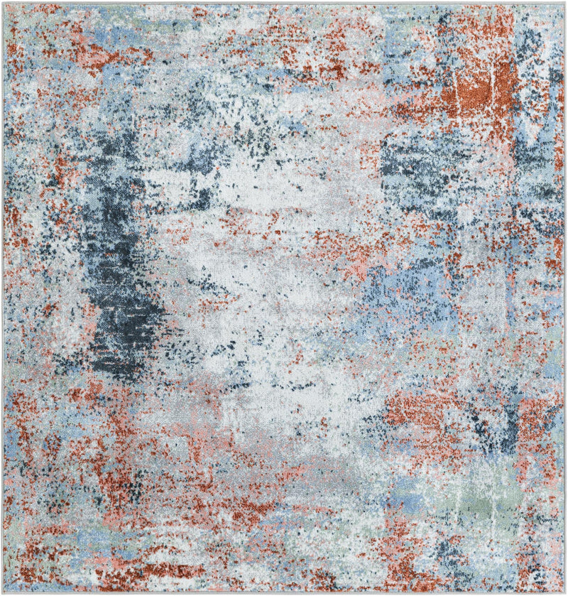 Aegean Elegance Washables Collection Area Rug -  Ithaca Square Multi  lifestyle 18