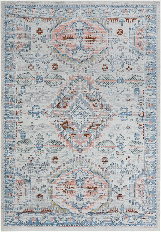 Aegean Elegance Washables Collection Area Rug -  Patmos Rectangle Ivory Main