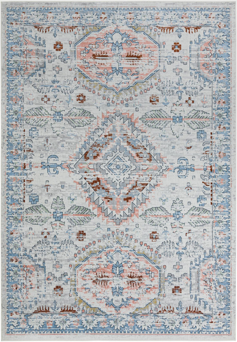 Aegean Elegance Washables Collection Area Rug -  Patmos Rectangle Ivory Main