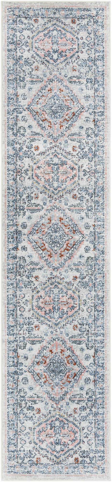 Aegean Elegance Washables Collection Area Rug -  Patmos Runner Ivory  lifestyle 16