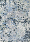 Aegean Elegance Washables Collection Area Rug -  Andros Rectangle Gray Navy Green Main